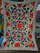 High-Quality Handmade Indigo Sujani Quilt – Cotton Throw with Beautiful Sujani Work